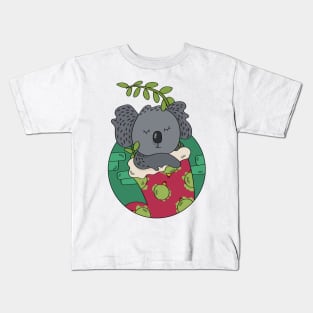 Kawaii Koala Boba Kids T-Shirt